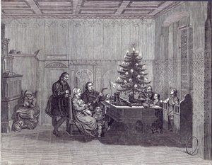 Veille de Noël en Allemagne : Martin Luther et sa famille, de 